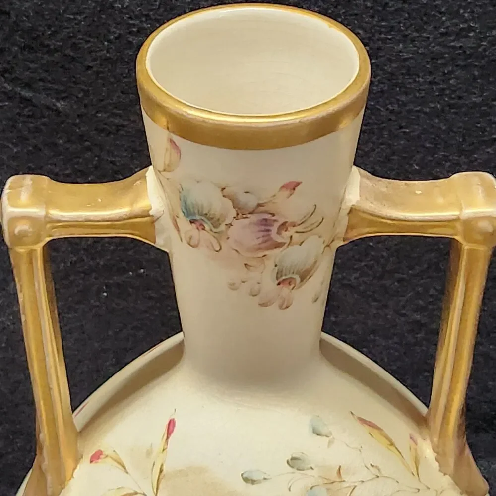 Vintage Floral Royal Eaton English SF & C Vase Country Cottage